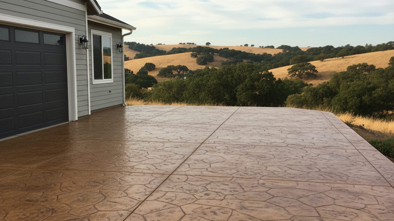 Heritage Concrete Solutions crew working on a home